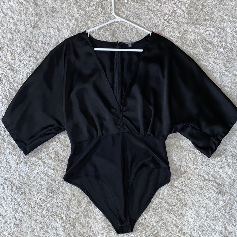 Black Silk Adult Onsie